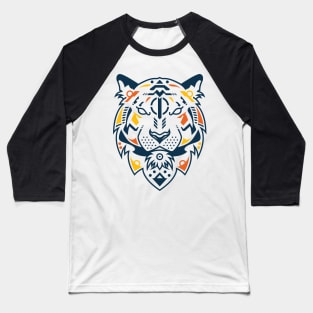 Unique Tiger Head Baseball T-Shirt